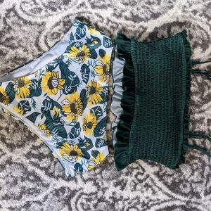 Women's high waisted swimsuit